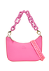 Mini Loubila Chain Shoulder Bag, &pound;496, Handbags, Pink, Leather, Front view